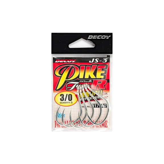 Decoy Pike Type-R JS-3 Single Hooks