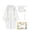 White, variant on Kindergarten Graduation 2026 Silk Graduation Attire and Memorial Gift Set