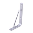 thumbnail image 4 of 2 PCS Heavy Duty Shelf Brackets Thickened Silver Shelf Support Bracket Aluminium Alloy Practical Durable Support Frame for Home (10inch), 4 of 8