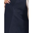 thumbnail image 5 of INSPIRE CHIC Women's Collarless Blazer Open Front Short Sleeve Evening Formal Cardigan Jacket M Dark Blue, 5 of 6