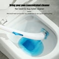 thumbnail image 3 of Apmemiss Clearance Disposable Toilet Brush Set with 12 Refills, Toilet Bowl Cleaners Brush and Holder, Wall Mounted Cleaning Brush with No Drilling Adhesive, Space Saving and Effective Toilet Cleaning, 3 of 5