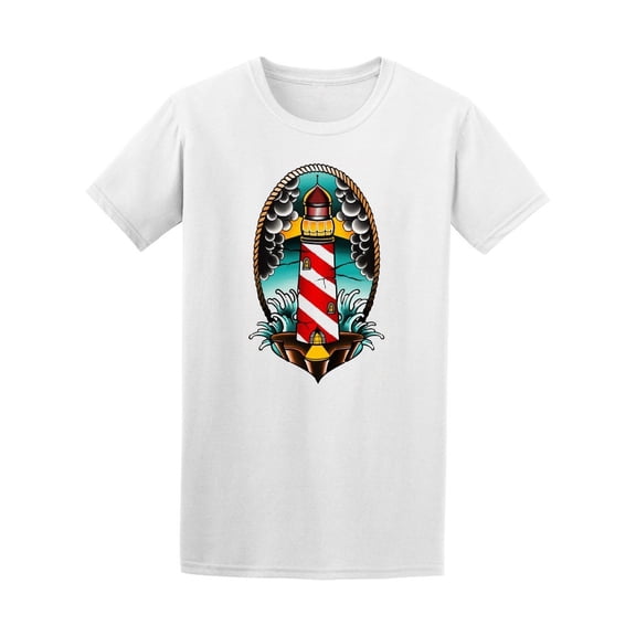 Lighthouse Old School Style Tee Men's -Image by Shutterstock