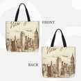 thumbnail image 2 of Fotbe New York Bolsa Tote con Estampado para Mujer, Bolsos con Cremallera, Bolsa de Hombro Casual de Gran Capacidad con Bolsillos Internos, 2 of 7