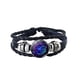 thumbnail image 2 of Fiudx Pulseras para Hombre y Mujer: Pulsera de Cuerda de Cuero de Las Doce Constelaciones, 2 of 7