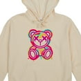 thumbnail image 2 of Graffiti Bear Adult Tofu Long Sleeve Cosplay Hoodie With 3D Ears-Medium, 2 of 2