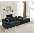thumbnail image 5 of Generic L-Shaped Cloud Sectional Sofa with Deep Seat,No Assembly Required,Modular Couches Sleeper for Living Room,Bedroom,Apartment,Dark Grey, 5 of 8