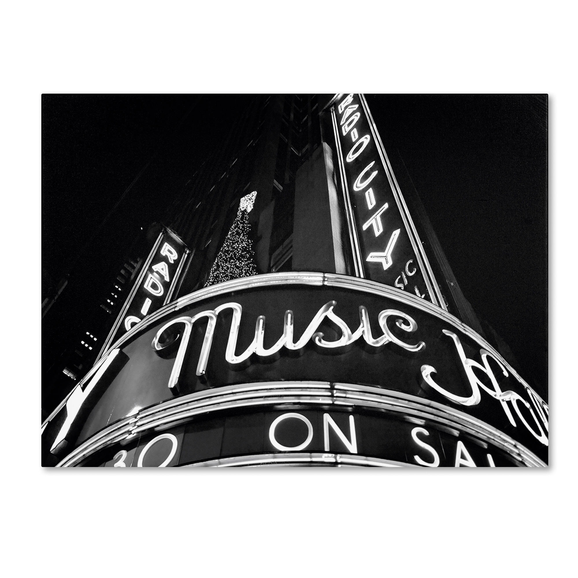 Trademark Art "Radio City" Canvas Art by Yale Gurney