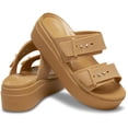 thumbnail image 2 of Crocs Women's Brooklyn Buckle Low Wedges Platform Sandals, 2 of 6