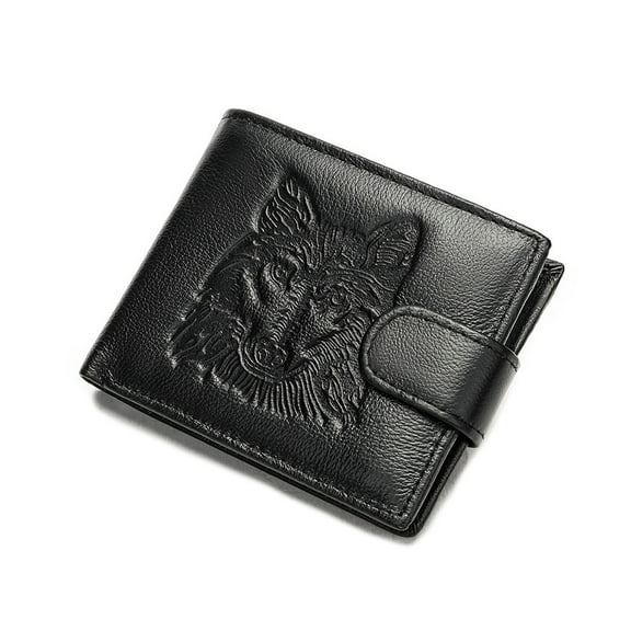 TAZAG Cowhide men's wallet multi-card slot wallet genuine leather short coin purse card holder thin wallet