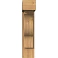 thumbnail image 2 of Ekena Millwork 7 1/2"W x 22"D x 34"H Funston Block Smooth Bracket w/ Offset Brace, Western Red Cedar, 2 of 25