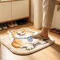 thumbnail image 6 of Cute Irregular Area Rug, Dog Shaped Soft Non Slip Floor Mat, Funny Decorative Cartoon Pet Bedside Carpet for Bedroom Entryway Dorm Indoor Home Decor, 6 of 6