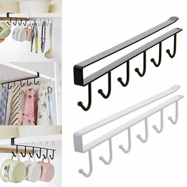 Kitchen Cupboard Storage Rack Cupboard Shelf Hanging Hook ...