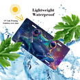 thumbnail image 4 of 1 Pcs License Plate Covers & Frames, Cosmic - colored Frog For Decorative Front, Aluminum License Plate Covers & Frames Cover For Men Women, 12" X 6", 4 of 7
