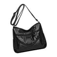 thumbnail image 3 of Segolike Women Shoulder Bag Adjustable Strap Travel Bag Zipper Satchel Casual Lady Vacation Purse Handbag , Black, 3 of 8