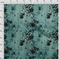 thumbnail image 4 of oneOone Polyester Spandex Teal Green Fabric Abstracts Quilting Supplies Print Sewing Fabric By The Yard 56 Inch Wide, 4 of 4