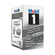 Mobil 1 Advanced Full Synthetic Motor Oil 5W-20, 12 qt Box