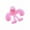 Pink, variant on Clear Transparent Book Holder and Reading Stand Strong Wide Clamp Up to 7cm Thickness, Multi-Functional Clip for Notes Files and Snacks, Anti-Slip and Spine Protection 12x10x3cm