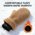 thumbnail image 3 of OZERO Winter Gloves Mittens for Women, Warm Thermal Windproof Fleece Lined Fuzzy Sherpa Gloves for Women, 3 of 7