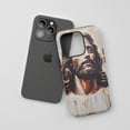 thumbnail image 3 of Jesus Portrait For All iPhone Series Tough Phone Case Religious Art Beige, 3 of 7