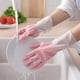 thumbnail image 4 of Guantes Artículos para el hogar Lavandería Guantes de goma para mujer Lavado de platos Necesidades diarias del hogar Guantes para lavar platos Herramientas de limpieza Cocina, 4 of 5