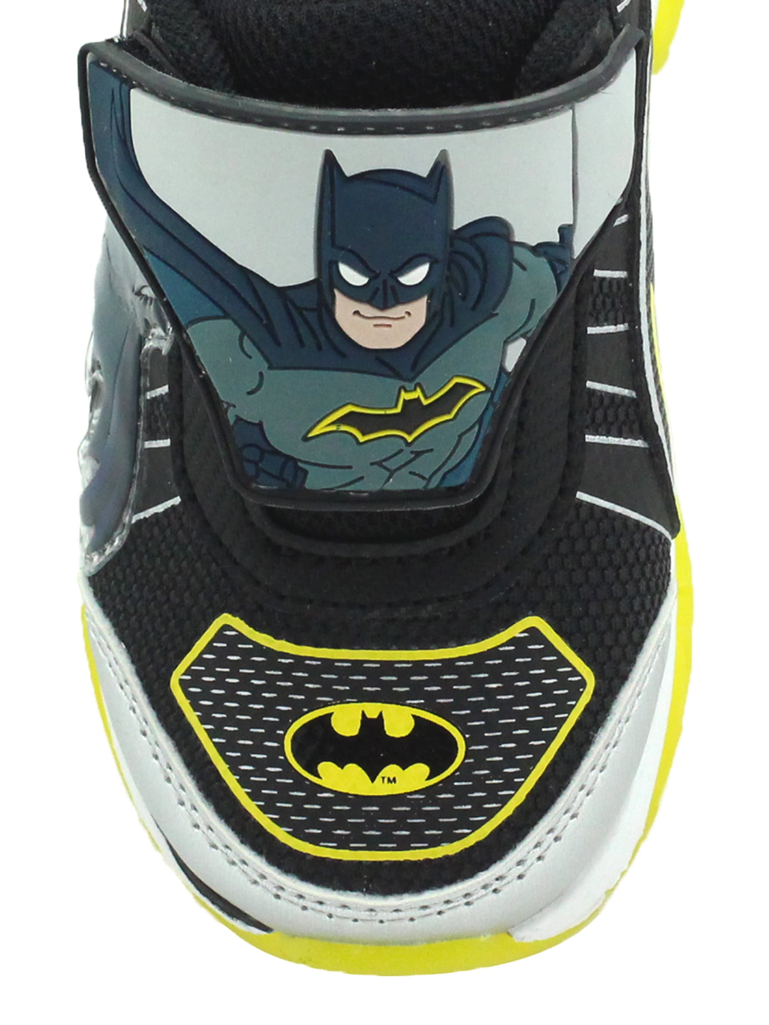 7,8,9,10,11,12 Sz DC Comics Batman Toddler Light Up Sneaker Athletic Shoe 