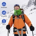 thumbnail image 2 of Winter wool scarf reflective scarf ski windproof scarf, 2 of 8