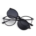 thumbnail image 4 of Gafas de sol polarizadas con montura redonda, montura para miopía, para hombres y mujeres, con múltiples clips, gafas deportivas magnéticas, gafas de sol para conductores Tide, 4 of 5