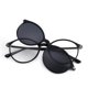 thumbnail image 4 of Gafas de sol polarizadas con montura redonda, montura para miopía, para hombres y mujeres, con múltiples clips, gafas deportivas magnéticas, gafas de sol para conductores Tide, 4 of 5