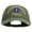 Olive, variant on U.S. Army 8th Infantry Division Embroidered Washed Solid Pigment Dyed Cotton Twill Brass Buckle Cap - Olive OSFM