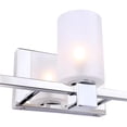 thumbnail image 3 of Woodbridge Lighting Langston 3Lt Glass Bath Light in Chrome/Opal Cylinder, 3 of 3