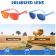 thumbnail image 7 of 2 Pack Kids Sunglasses Polarized UV Protection Sunglasses Flexible Glasses Shades Toddler Sun Glasses for Boys Girls Age 3-10 Years, 7 of 7