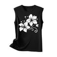 thumbnail image 3 of Plus Size Summer Tops For Women 4X Womens Tank Tops Fitted Square Neck Valentine Tunic Tops For Women 2026 Cotton V Neck T Shirts Women Loose Fit, 3 of 4