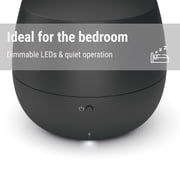 Stadler Form aroma diffuser Mia, ultrasonic technology, with extra fine mist, suitable for essential oils, for bedroom, living room and childrens room, cable operation, black