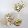 thumbnail image 4 of taicans 5Pcs Napkin Rings,Easter Napkin Rings,Easter Eggs Napkin Rings,Spring Napkin Ring,Easter Egg Flower Wood Napkin Holders,Handmade Pastel Eggs Napkin Ring Holders for Easter Decor, 4 of 9