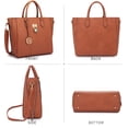thumbnail image 4 of Dasein Women Handbags Purses Large Tote Shoulder Bag top Handle Satchel Bag for Work, 4 of 9