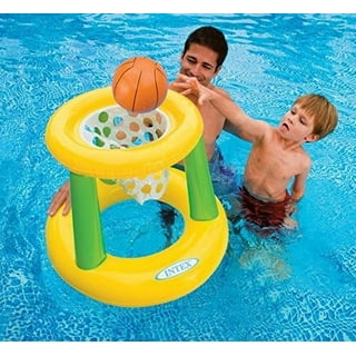 Fridja Pool Floats Toys Games Set - Floating Basketball Hoop Inflatable  Cross Ring Toss Pool Game Toys for Kids Adults Swimming Pool Water Game 
