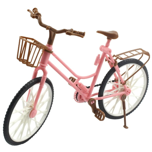 Adorno de escritorio de bicicleta de plástico de 2 piezas Adorno de bicicleta de escritorio de habitación de adorno adorable