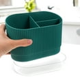 thumbnail image 3 of Youliang Kitchen Utensil Holder Countertop Organizer 3 Compartment Silverware Storage, 3 of 4