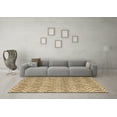 thumbnail image 3 of Ahgly Company Indoor Square Abstract Brown Contemporary Area Rugs, 5' Square, 3 of 4