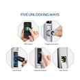thumbnail image 4 of Waterproof Smart Door Lock Aluminum Biometric Lock Door Handle Digital Keyless for Glass Sliding ,Easy Installation, 4 of 6