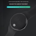 thumbnail image 3 of Reloj LED Redondo Con Pantalla Táctil, Reloj De Pareja Elegante Y Ajustable Para Fiestas De Negocios, Deportes De Ocio, 3 of 7