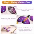 thumbnail image 3 of Juguetes de mariposas voladoras MCPINKY, set mágico de 26 piezas con mecanismo de cuerda, 3 of 7