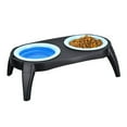 thumbnail image 3 of Comedero plegable para mascotas Pets At Play petatplaycollapfeeder Doble tazón Lavavajillas portátil seguro, 3 of 5