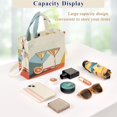 thumbnail image 5 of FORMRS Womens Corduroy Tote Bag Crossbody Shoulder Handbag with Pocket, Beige Glasses, 5 of 7