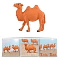 thumbnail image 3 of 8 Pcs Landscape Plastic Ornaments Models Camel Animal Figurines Cartoon Desk Office Accessories Plant Decor, 3 of 6