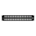 thumbnail image 3 of Tripp Lite 32-Port 2U Rack-Mount Unshielded Blank Keystone/Multimedia Patch Panel, RJ45 Ethernet, USB, HDMI, Cat5e/6 (N062-032-KJ), 3 of 4