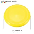 thumbnail image 2 of Unique Bargains 9 Inch Flying Disc Outdoor Playing Training Soft Flyer Disk, Yellow/Blue/Green/Red/White 10 Pack, 2 of 7
