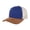 Khaki/blue, variant on TOPTIE 5 Panel Baseball Cap Suedette Front Mesh Back Adjustable Unisex Snapback Hat-Khaki/Blue