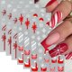thumbnail image 1 of Quezadyl 6 piezas de stickers navideños 3D autoadhesivos para uñas, 1 of 9