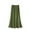 AGJS1# Army Green, variant on Womens High Waist Skirt Solid Satin Dress Zipper Elegant Skirt Skirt Overalls
